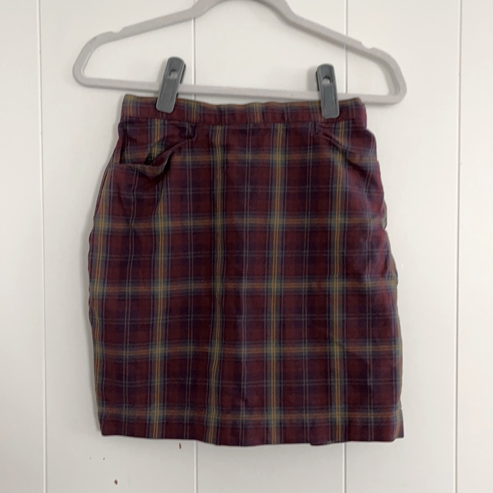 Vintage Gap plaid skirt